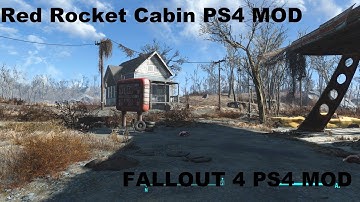 Red Rocket Cabin Player Home Mod Near Red Rocket Settlement! Fallout 4 PS4 Mod!