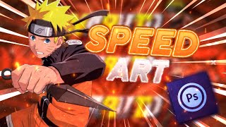 Speed Art - Banner Naruto [PS TOUCH] Android screenshot 5