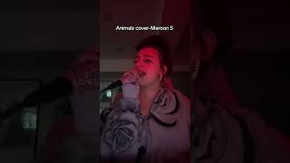 Animals cover-Maroon 5 #singing #cover #upcomingartist #animals #maroon5  #athena #shorts