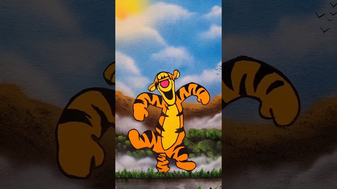 YouTubeでTigger!! #winniethepooh #tigger #kids #forkids #cute #cartoon #spraypaintを視聴 YouTubeでTigger!! #winniethepooh #tigger #kids #forkids #cute #cartoon #spraypaintを視聴
