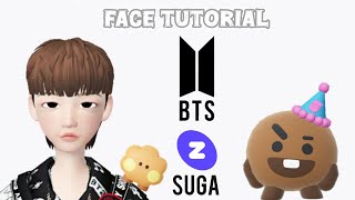 Suga Face Tutorial In Zepeto Version 2025 Bts Suga Tutorial