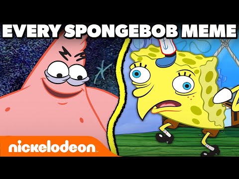 SpongeBob Memes & Their Original Scenes 🌈 | Nickelodeon Cartoon Universe