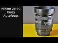 Nikon Lens repair: Broken autofocus