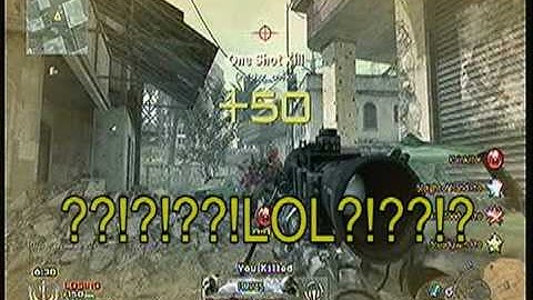 MW2 Quick Scope Fail/Win?