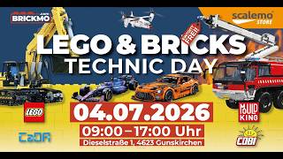 LEGO & BRICKS TECHNIC DAY 04.07.2026 bei BRICKMO.com im SCALEMO Store Gunskirchen bei Wels