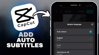 How to Add Auto Subtitles in Different Languages in CapCut in SECONDS!