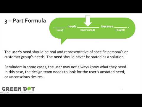 Improvement Nerds - Creating a User Needs Statement