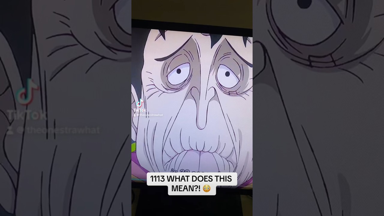 ONE PIECE CHAPTER 1113 SPOILERS!! WHAT IS THIS!! #onepiece #anime - YouTube