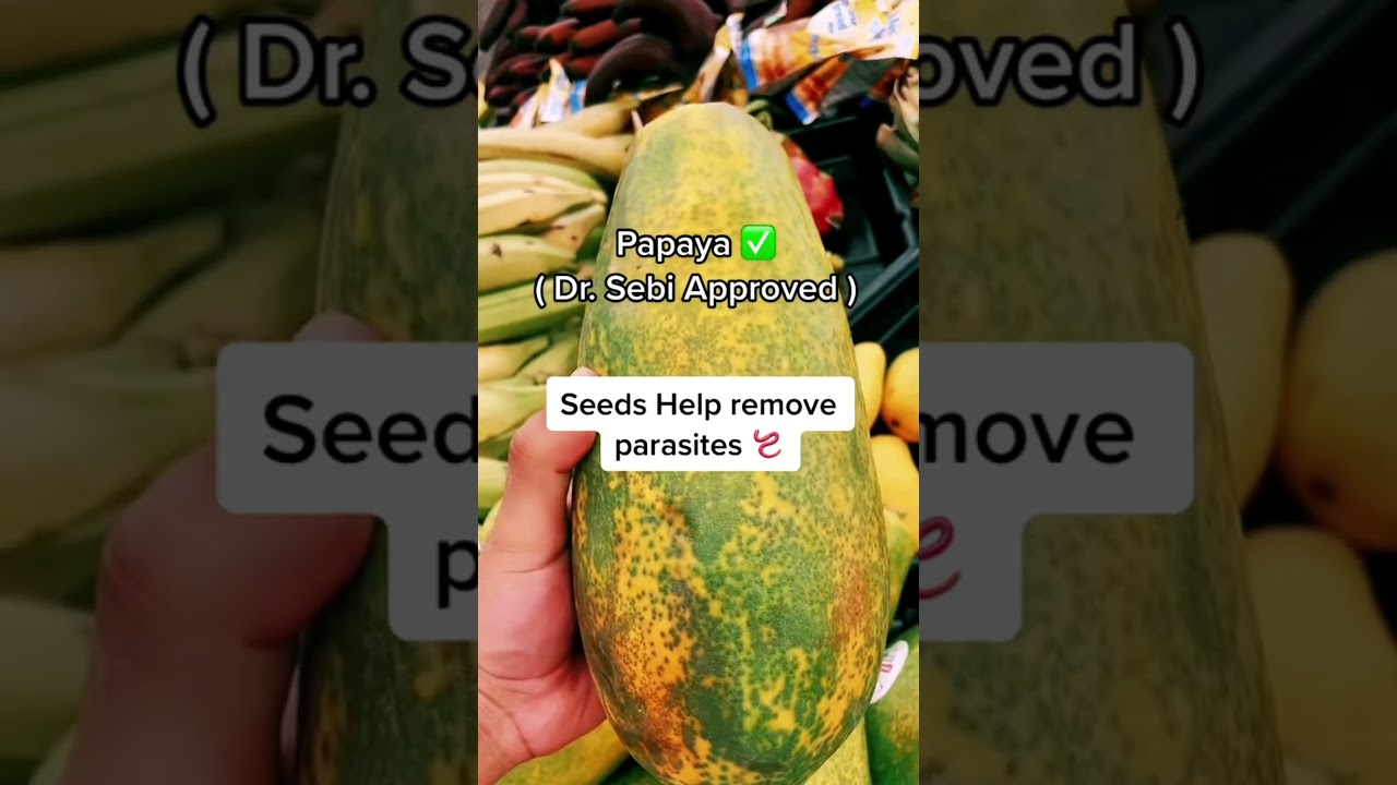 Only eat Dr. Sebi approved foods. 