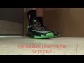 Nike kd 6 night vision brazil world cup ostrich leather  sneaker on foot with dj delz djdelz