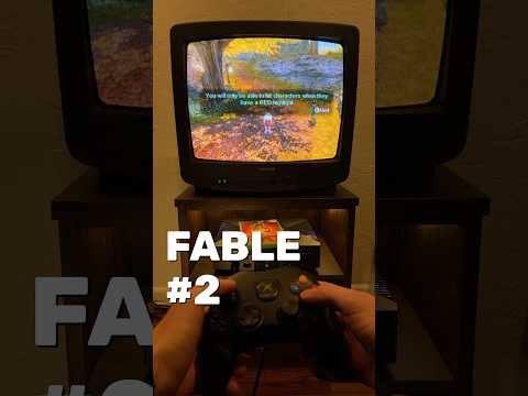 Fable Playthrough Highlight 2 (OG Xbox CRT TV) #fable #xbox #albion #lionheadstudios #russellshaw