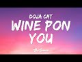 Doja Cat Wine Pon You Lyrics Ft Konshens