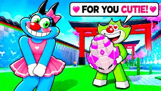 Oggy Trolled Jack As a GIRL & Got His RAREST Egg In Roblox Steal An Egg! screenshot 4
