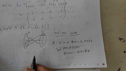examples on homomorphism for class bsc 3rd yr By Ram Arora