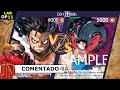 【LAB OP11】🔵​🟣​ BP Luffy  vs 🟢​🟣​ GP Luffy | Proxys | One Piece Card Game.