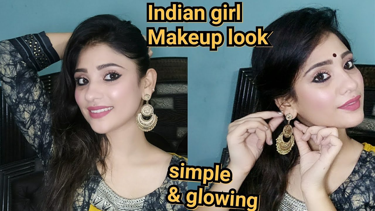 Indian Girl Makeup Look 2 Glowy And Simple Shystyles YouTube