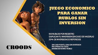 Ganar Rublos Para Payeer 2020 Sin Inversion -  CROODS ️SCAM NO PAGA️