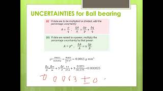 PHY110 Lab 1 Error Analysis