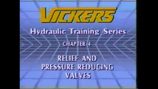 Vickers Hydraulics Training Series Chapter: 4 Relief and Pressure Reducing Valves