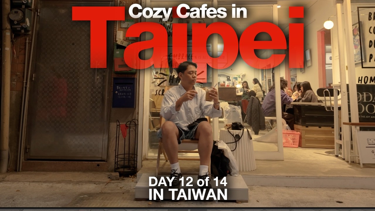 Taipei Solo Travel Vlog 🇹🇼 Cozy Cafes in Taipei and Tax-free Sneaker Hunting in Taiwan