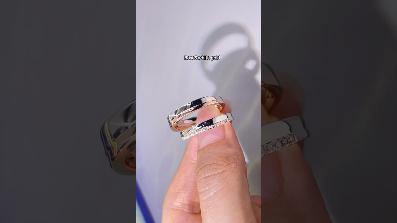 Gold wedding rings his and hers