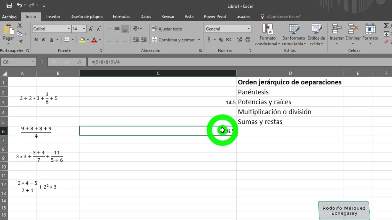 Orden jerarquico de operaciones