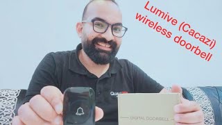 Unboxing & review about Lumive (Cacazi) wireless door bell | فتح صندوق  مراجعة عن جرس الباب اللاسلكي