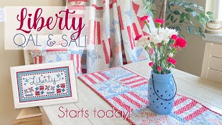 🇺🇸 Liberty QAL and SAL (Beginner Friendly Quilt &amp; Cross Stitch)