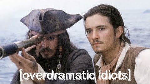 jack sparrow and will turner wreaking havoc