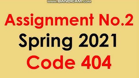 AIOU Code 404-2 Solved Assignment No.2 Autumn 2021
