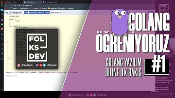 Go Lang Öğreniyoruz #1 - Temeller ve Syntax