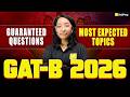 GAT-B 2026 🔥 Most Expected Questions, Topics &amp; Strategy | Last-Minute Preparation | VedPrep