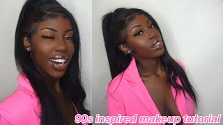 90s INSPIRED MAKE UP TUTORIAL- DARK SKIN