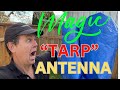 Ham radio magic tarp antenna  antenna hamradio camping hf