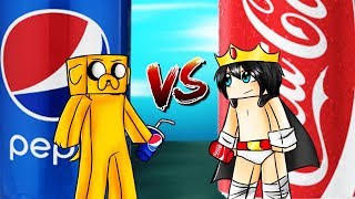 MINECRAFT: RETO DE LA BASE DE COCACOLA VS BASE DE PEPSI  ¿CUÁL TE GUSTA MÁS?