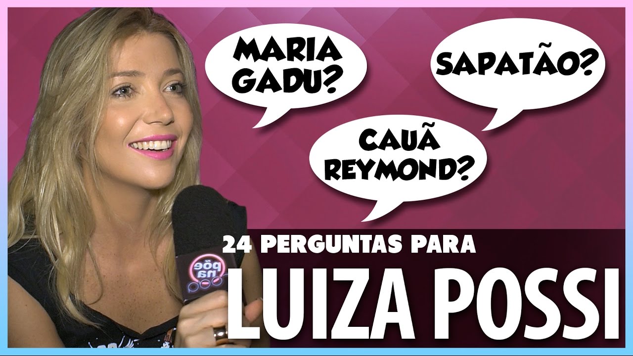 24 Perguntas para: Luiza Possi - Põe Na Roda hmco