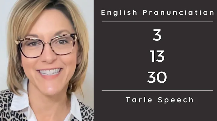 Learn to Pronounce 3 THREE | 13 THIRTEEN | 30 THIRTY - American English Pronunciation #learnenglish