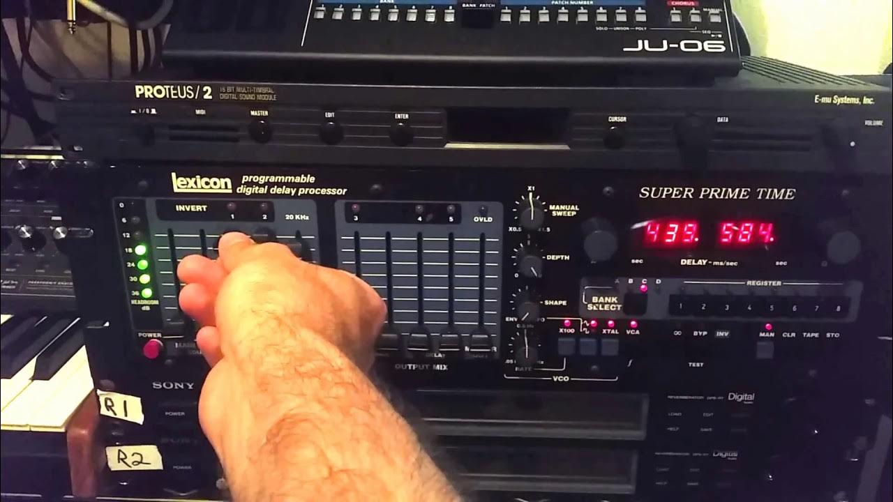 Lexicon Super Prime Time Digital Delay demo YouTube