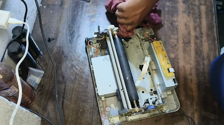 How to replace/change Epson lx 310 printer carriage base | how to replace Epson lx310 printer head