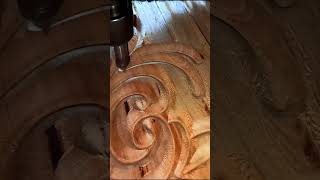 Incredible CNC Woodworking #wood #woodwork #woodcarving #shorts