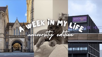 A Week in My Life 📚 computer science @ The University of Manchester ♡