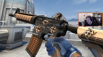 he applied 4x kato 14 stickers on a $1 skin??