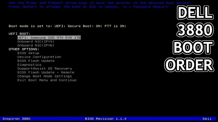 Dell 3880: How to Change Boot Order, Ask Max!