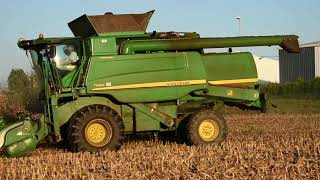 moisson du mais 2017 en John Deere