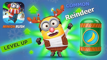 Reindeer Level UP Costume & Mini Prize Pod Despicable Me Minion Rush walkthrough gameplay minions