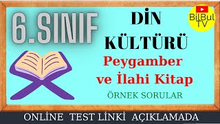 6. Sınıf Din Kültürü Peygamber ve İlahi Kitap İnancı Test Çöz Resimi