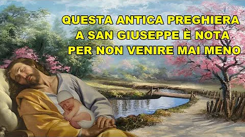 Per cosa si prega San Giuseppe?