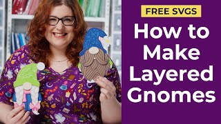 FREE GNOME SVGs 😍 How to Make Papercraft Gnomes with a Cricut
