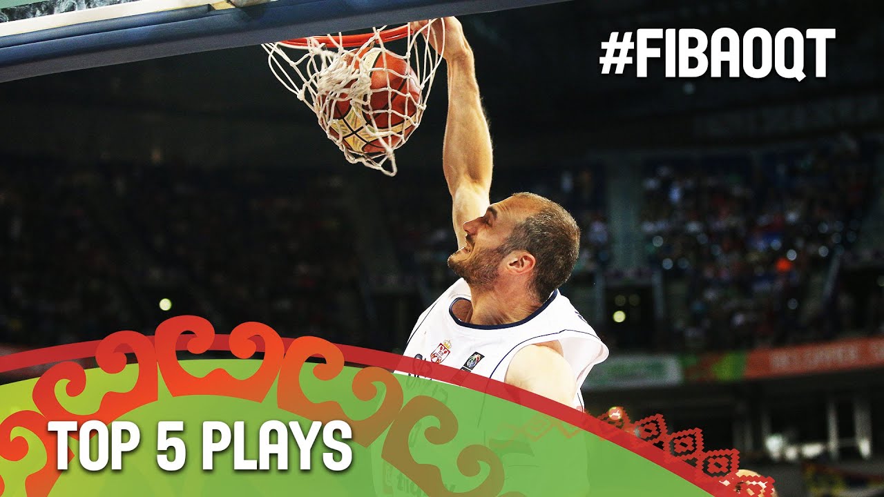Top 5 Plays - Final Day - 2016 FIBA Olympic Qualifying Tournament