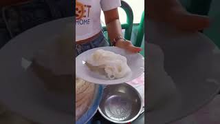 Hardworking Lady Cooking Chicken Curry In Bangkok